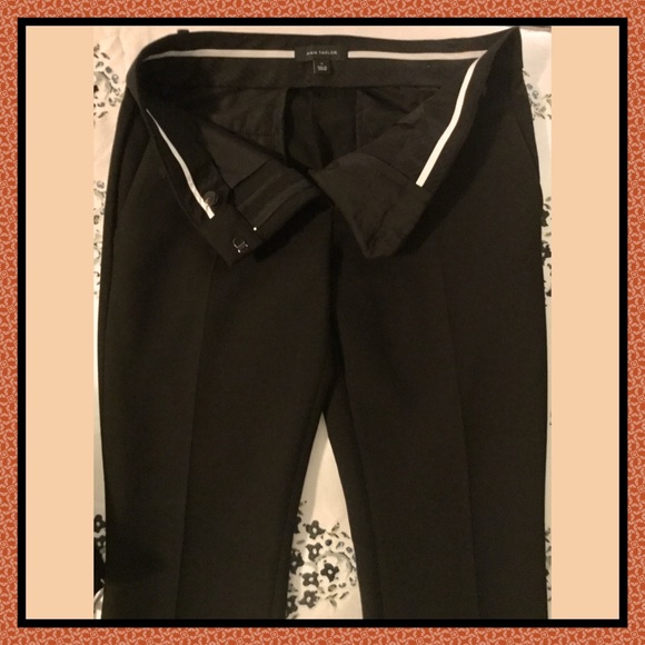Ann Taylor straight pant trousers NWOT career sz 4 - Picture 3 of 3